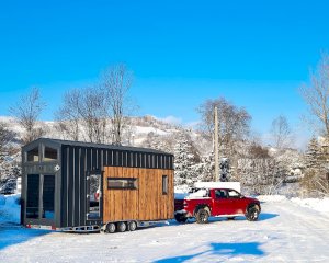 Tiny House zimą