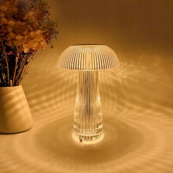 Lampka stołowa w kształcie meduzy LED Glamour